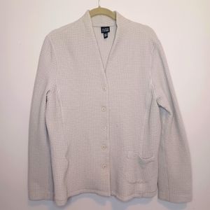 Eileen Fisher Waffle Knit Blazer Jacket